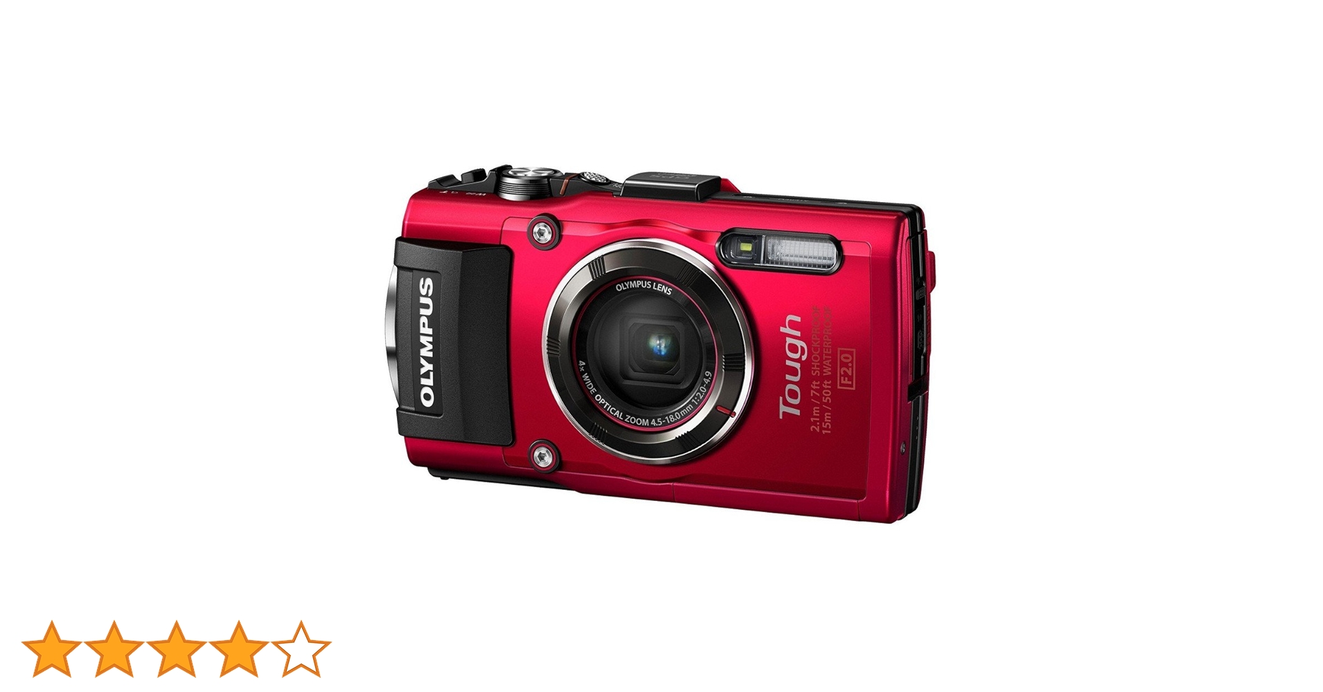 Amazon | OLYMPUS デジタルカメラ Tough TG-5 レッド 1200万画素